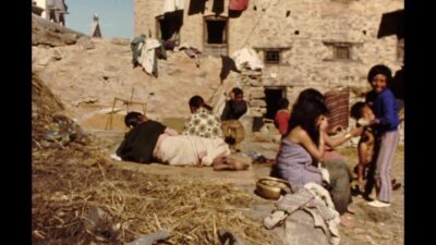 Nepal 1970s, Lifestyle of people of an area during daytime