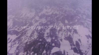 Archival footage of land covered with snow during daytime