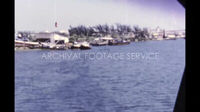 Mexico 1970s, bridge view above the river during daytime