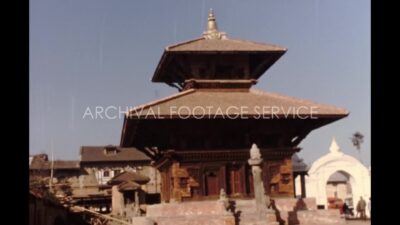Nepal 1970s, Daytime of museum in Kathmandu