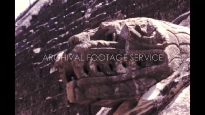 Mexico 1970s, Daytime view of Teotihuacan with statues