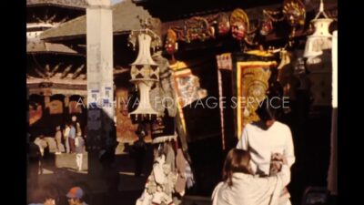 Nepal 1970s, Daytime view of Temple beside street