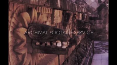 Mexico 1970s, Different types of sculptures in Teotihuacan