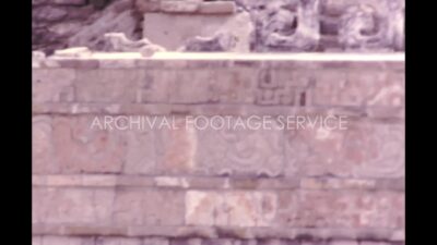 Mexico 1970s, Daytime view of Piramide de Tollan Tula de Allende