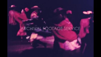 Mexico 1970s, Couple dance performance on stage