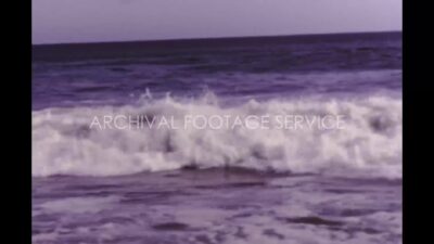 Mexico 1970s, Water wave view during daytime