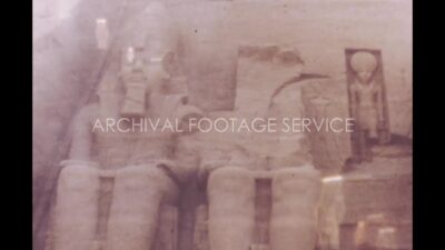 Egypt 1970s, Front view of Abu Simbel
