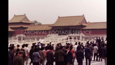 China 1980s, Daytime view of Mao Zedong mausoleum