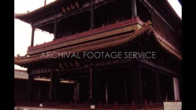 China 1980s, Temple view during daytime