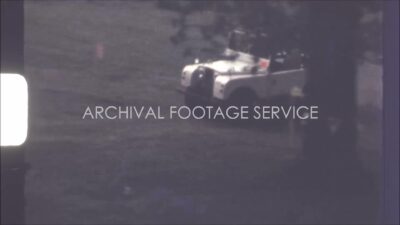 England 1970s, White Land Rover Trial Driving Through Rough Terrain at Harewood Park